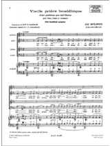 Vieille Prière Bouddhique - Lili Boulanger - Partition - Chœur